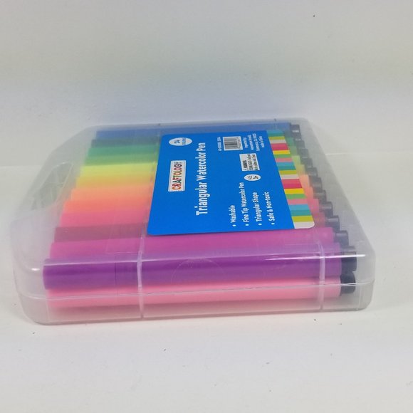 Triangular watercolor pens washable 24 pack - Picture 4 of 6